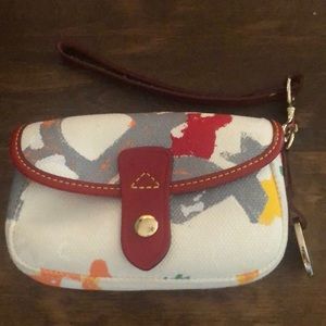 Rooney & Bourke multicolored wristlet